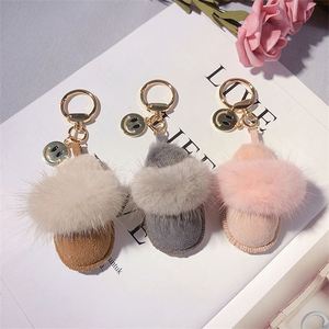 Dropshipping <b>Mini</b> Mink Plush Sneaker Shoes Keychain Rings Gift 3d Sports Shoes Pendant for Bag Car <b>Backpack</b> Decoration - Product Image 5