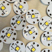 5 ans de garantie OEM forme ronde circulaire haut marque haute puissance 3w led avec lentille LED assemblage et fabrication de circuits imprimés