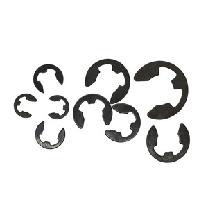 Anillos de Retención Tipo E Jin Hong Hardware M1.2 a M15 de Acero al Manganeso con Recubrimiento Negro para la Industria de la Construcción - Product Image 2