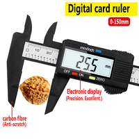 0-100mm 0-150mm 6inch Digital Vernier Calipers Measure Lcd Electronic Gauge Height Measuring Instruments Micrometer Caliper
