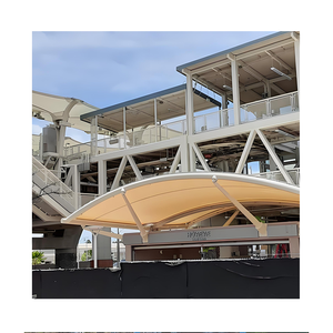 Pavillon en structure d'acier conçu pour les points <span class=keywords><strong>de</strong></span> vue panoramiques et les arrêts <span class=keywords><strong>de</strong></span> repos pour les visiteurs dans les parcs - Product Image 3