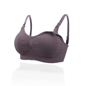 Reggiseni <span class=keywords><strong>allattamento</strong></span> per l'<span class=keywords><strong>allattamento</strong></span> al seno senza soluzione di continuità Ultra Comfort <span class=keywords><strong>reggiseno</strong></span> di maternità forma naturale gravidanza Bralette davanti aperto <span class=keywords><strong>reggiseno</strong></span> - Product Image 6
