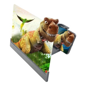 2025 Venta caliente 12 pulgadas 3D alta definición amplificador de pantalla de vídeo <span class=keywords><strong>plegable</strong></span> lupa de teléfono inteligente soporte de teléfono móvil - Product Image 4