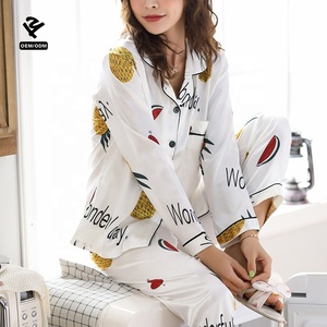 Женские пижамы из хлопка, бамбука и модала, мягкая домашняя одежда, комплект из двух предметов, женская одежда для сна, пижамные комплекты - Product Image 3