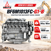 Moteur diesel turbocompressé DEUTZ BF6M1013FC-G1-B 249HP 186kW 1800RPM pour excavatrice, chargeuse, équipement minier et de construction