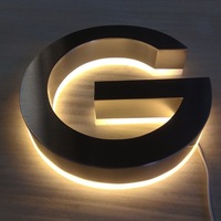 Letras Luminosas Personalizadas con Retroiluminación, Letreros Comerciales 3D, Letreros de Acrílico con LED para Logotipos de Empresas