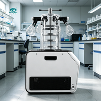 Lyophilisateur automatique SCIENTZ-18NDD pour laboratoire commercial et domestique, à cloche, numérique, -80°C, en acier inoxydable, CE ISO