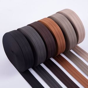 สายรัดโพลีเอสเตอร์สำหรับกระเป๋า สิ่งทอสำหรับบ้าน เข็มขัด สายรัดโพลีเอสเตอร์เลียนแบบไนลอน สายรัดแบบสามร่อง - Product Image 1