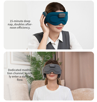 Masque de sommeil intelligent AI avec surveillance du sommeil, zéro pression, 3D, respectueux de la peau, respirant, pour les voyages, la maison, le bureau, la sieste