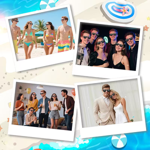 Lunettes de Soleil Promotionnelles en Plastique avec Logo Personnalisé UV400 pour Hommes et Femmes, Vente en Gros, Idéales pour l'Été, la Plage, la Piscine, les Anniversaires et les Mariages - Product Image 6