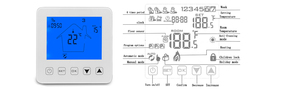 Thermostat <span class=keywords><strong>WiFi</strong></span> programmable LCD - Certifié sécurité UE moderne pour usage hôtelier, <span class=keywords><strong>chauffe</strong></span>-<span class=keywords><strong>eau</strong></span> électriques, systèmes de chauffage par le sol - Product Image 4