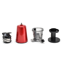 Kleine huishoudelijke slowjuicer met één versnelling, roestvrijstalen mes, automatische elektrische omkeerfunctie voor fruit en groenten