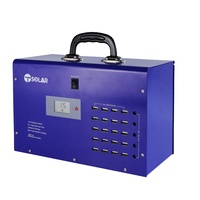20 kits solaires portables au lithium pour la charge de téléphones USB, 150W, 12.8V, contrôleur PWM, utilisés dans les routeurs WIFI, les chariots de vente, batterie 50Ah
