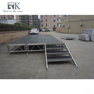 Escenario de Aluminio Desmontable para Ferias Comerciales, Plataforma Firme y Estable en Venta - Product Image 3