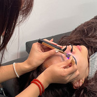 Lámpara LED UV para Pestañas, Pinzas de Silicona Inalámbricas, Respetuosas con los Ojos, para Extensiones de Pestañas, Servicio de Belleza Móvil