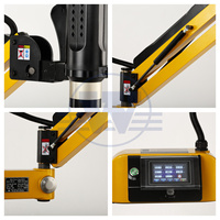 Machine à tarauder électrique automatique à servo-moteur avec bras de taraudage, tête universelle M16-M36 pour vis autotaraudeuses