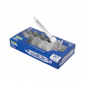 แม่พิมพ์ทำน้ำแข็งพร้อมตัวดันน้ำแข็ง แพ็ค 6 ชิ้น ถาดน้ำแข็งโลหะสำหรับใช้ในบ้าน - Product Image 2