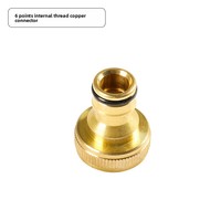Raccord rapide en laiton à tête hexagonale avec filetage interne 1/2 pouce pour lavage de voiture, machine à laver et tuyau