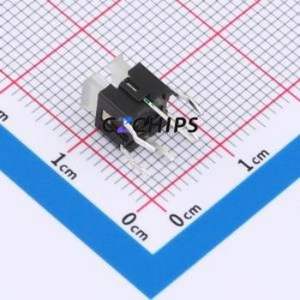 TSL06122-072B830BF-1BC2 Tactile Switch Through hole-6P,6x6mm Switch Single Pole Single Throw Rectangle Button 2.5N 6mm - Product Image 2