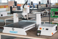 Máquina de Tallado de Madera CNC de Escritorio de Alta Velocidad 6090 de 4 Ejes, Mini Router CNC para Madera