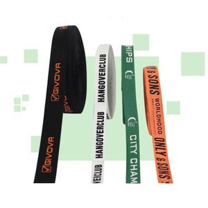 Tùy chỉnh 30mm-50mm Nylon ban nhạc đàn hồi cho chống trượt đồ lót vành đai & phụ kiện Jacquard Logo dệt kỹ thuật - Product Image 1