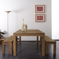 Table à manger / table basse en bois massif, design moderne, écologique, vente en gros