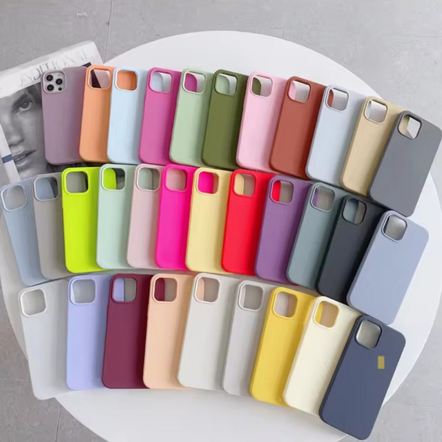 Factory Price Silicone TPU Phone Case Soft Shockproof Cell Phone Protective Cover Case for iPhone 15 14 13