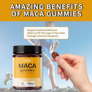 OEM/ODM Black <span class=keywords><strong>Maca</strong></span> <span class=keywords><strong>Root</strong></span> Gummies Erwachsenen hormon Kräuter verstärker Energy Boost & Big Booty Bio lebensmittel qualität 24 Monate Haltbarkeit - Product Image 3