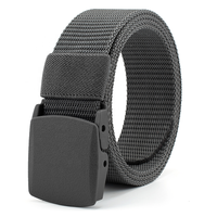 Ceinture tactique ajustable pour homme en toile de nylon avec boucle personnalisée, utilisation en plein air, mode décontractée, taille XL, marque NSK