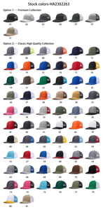 Gorras de Camionero Ajustadas para <span class=keywords><strong>Hombre</strong></span> Estilo Richardson 112, de 6 Paneles con Malla para Deportes y Golf, con Logo Personalizado de Alta Calidad en 80 Colores Sólidos - Product Image 4