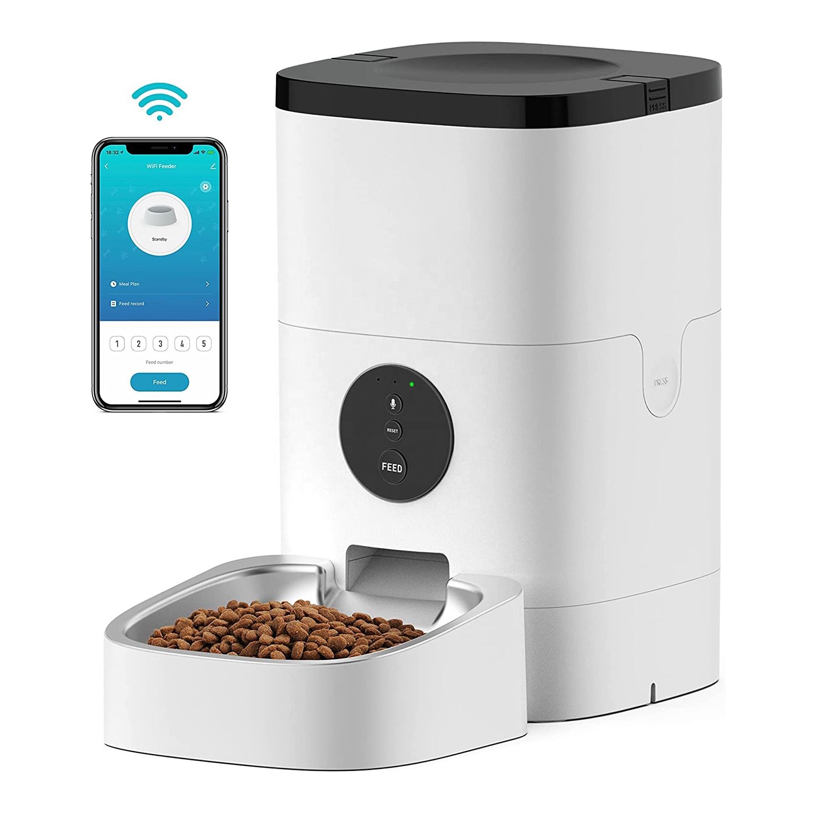 Katzenbedarf Hundefutter-Spender Tuya Smart Handy-App Fernbedienung  Automatischer Haustier-Futterautomat mit Timer| Alibaba.com