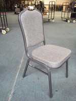 Sillas de Banquete Apilables de Alta Calidad al por Mayor para Hotel, Silla de Banquete Metálica