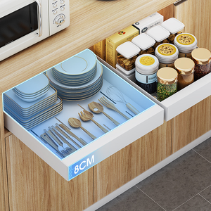 Wholesale Under <strong>Sink</strong> Organizer Carbon Steel Bathroom Cabinet Storage and Organizer <strong>Pullout</strong> Cabinet Organizers <strong>Drawer</strong> Basket - Product Image 5