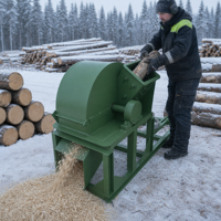 Broyeur de bois Urban Greening Company MX-500, capacité 1,0T/H, moteur en cuivre pur, garantie 12 mois