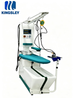 Table de repassage industrielle automatique à aspiration intégrée en acier inoxydable 304, haute efficacité, pour blanchisserie et hôtels, certifiée CE