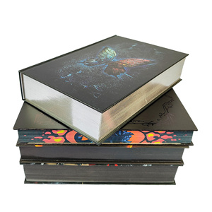 Impresión de libros con borde rociado pintado, Edición especial personalizada, novela de lujo de alta calidad, colección de tapa dura, libro escolar romántico - Product Image 5