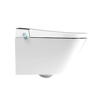 Cuvette de toilette murale intelligente chauffée d'une seule pièce, Offre Spéciale