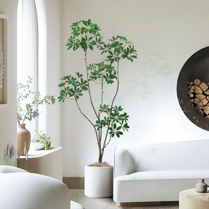 ต้นไม้ประดิษฐ์เชฟเฟอร์ราฮาวายปลอม ขายดี สำหรับตกแต่งบ้าน - Product Image 2