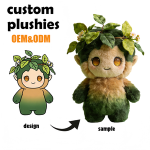 Peluche personnalisée en coton PP, petite commande bienvenue, Elfe de la forêt pour collection, peluche sur mesure - Product Image 1