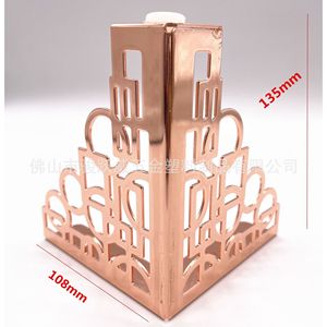 Furniture <b>Leg</b> Metal Cabinet Support Titanium Rose Gold Heavy Duty Modern Design For Cabinet Use - Product Image 2