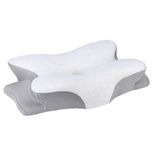 <strong>Custom</strong> Logo Modern <strong>Memory</strong> <strong>Foam</strong> Orthopedic Neck Pillow with Wedge Shape Ergonomic Design for Bed Room Use - Product Image 1