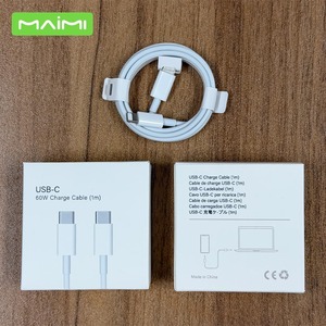 Cable de Datos USB-C a USB-C con Logotipo Personalizado, 60W, 1m, TPE, Carga Rápida, OEM, PD, para Mayoristas - Product Image 2