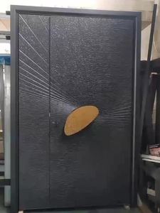 Puerta Principal <span class=keywords><strong>de</strong></span> Estilo Moderno y Opulento para Mansión o Casa <span class=keywords><strong>de</strong></span> Campo Luvindow, Puerta Acristalada con Luz Lateral, Puertas Giratorias - Product Image 4
