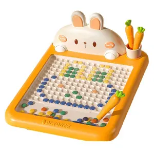 NEW FUNCTION DRAWING BOARD ABS RABBIT MAGNETIC DRAWING BOARD WITH CARROT PEN