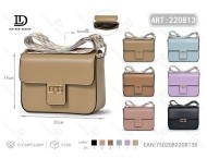 Borsa a Tracolla da Donna in Microfibra Sintetica con Chiusura a Fibbia, Monospalla, per Tutte le Stagioni, Tinta Unita - Product Image 1