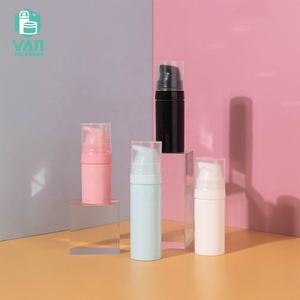 Yan bao bì Mini vòng nhỏ 5ml 10ml 15ml đen xanh hồng trắng mẫu nhựa không có không khí bơm chai mắt huyết thanh Lotion mỹ phẩm - Product Image 1