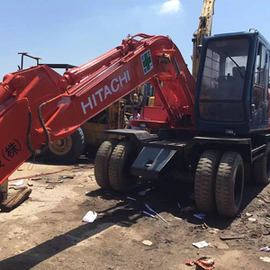 100% originale giappone usato HITACHI EX100 ruota di scavo 10 tonnellate Versatile utilizzato per la costruzione e movimento terra - Product Image 4