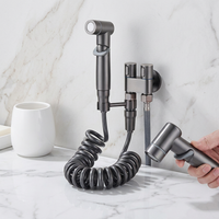 Robinet de Bidet en Acier Inoxydable de Haute Qualité à Prix de Gros, Finition Chromée, Fixation à Trou Unique, Ensemble Pulvérisateur Brossé pour Salle de Bain