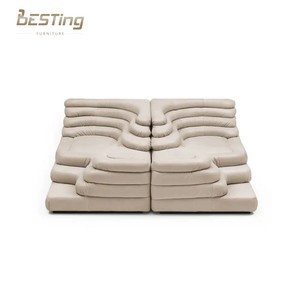 Italiano moderno nuovo design di lusso casa/hotel/appartamento soggiorno mobili modulo combinazione divano in pelle <span class=keywords><strong>terrazza</strong></span> - Product Image 4