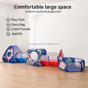 5 piezas de Tiendas de Juego Infantiles Tipo Cohete con Túnel, Casa de Juegos Pop-up para Niños - Product Image 2